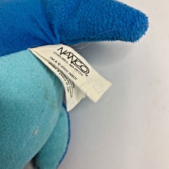 Nanco Plush stuffed Animal Toy Shark 11.5 in length Blue - Picture 5 of 5